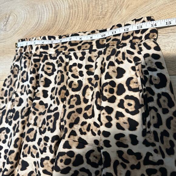 ATM Leopard Print Silk Pull on Pant Jogger XS - Picture 10 of 12